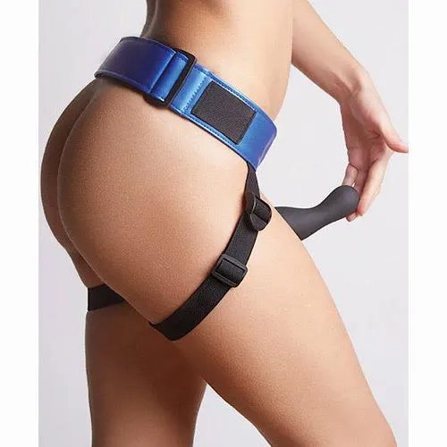Female Sex Toys Feelmore Store StrapOnMe Curious Leatherette Harness Metallic Blue Female Sex Toys Feelmore Store StrapOnMe Curious Leatherette Harness Metallic Blue