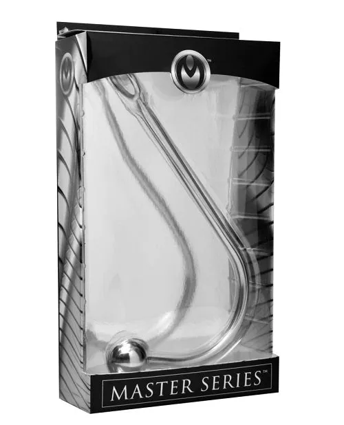 Master Series Hooked Stainless Steel Anal Hook XR Brands Male Sex Toys