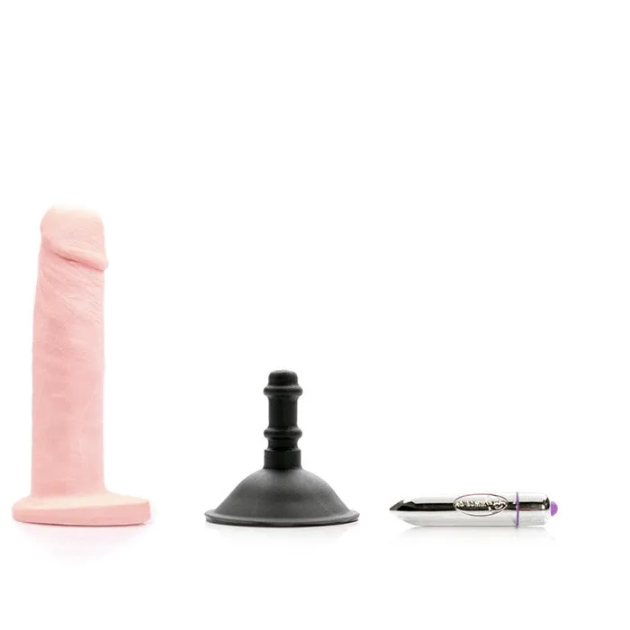 Tantus Female Sex Toys Silicone Alan O2 Dildo Vibrating Kit with Suction Cup