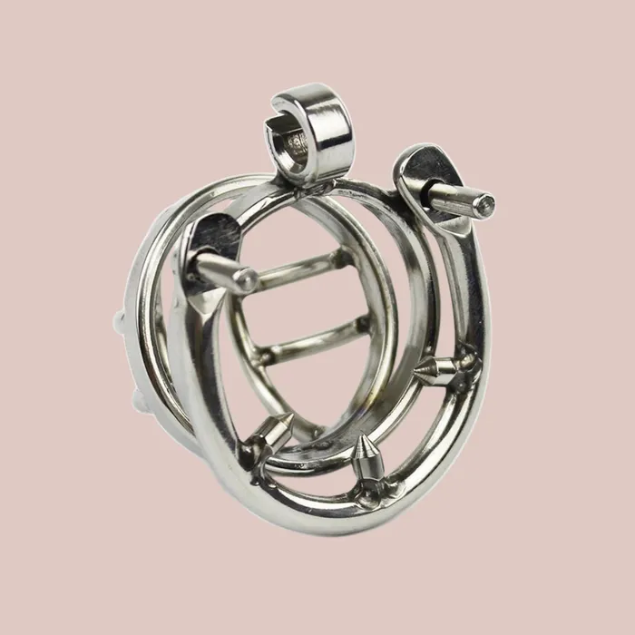 Barbed Chaste Bird Small Metal Chastity Device House of Chastity Male Sex Toys