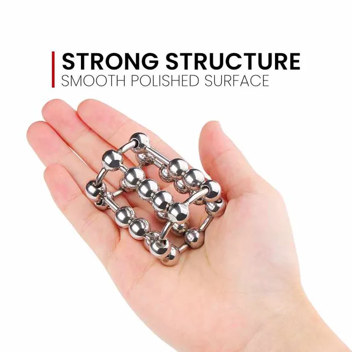 Cocky Penis Cage with Movable Beads FRISKY BUSINESS SG Male Sex Toys