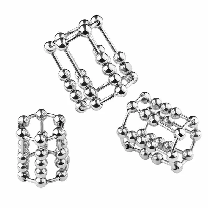 Cocky Penis Cage with Movable Beads FRISKY BUSINESS SG Male Sex Toys