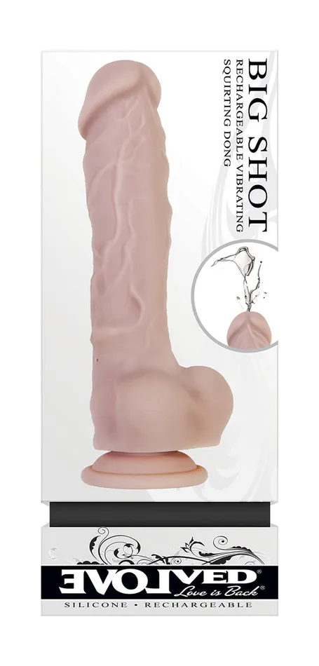 Dildos Evolved Novelties Evolved Big Shot Vibrating Squirting Dong