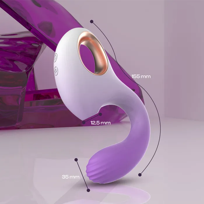 FRISKY BUSINESS SG Female Sex Toys Sofea Symmetry Female Gradient Vibrator with Suction