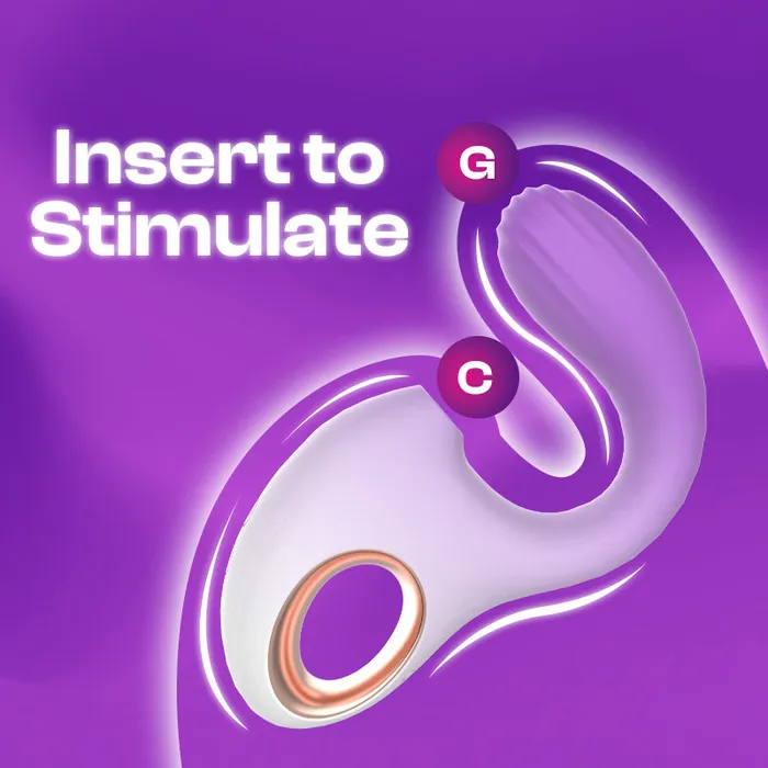 FRISKY BUSINESS SG Female Sex Toys Sofea Symmetry Female Gradient Vibrator with Suction