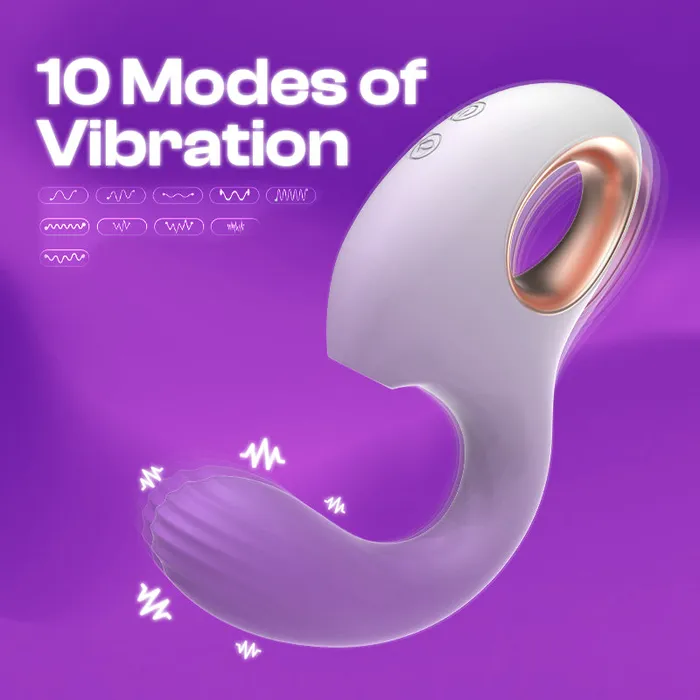 FRISKY BUSINESS SG Female Sex Toys Sofea Symmetry Female Gradient Vibrator with Suction