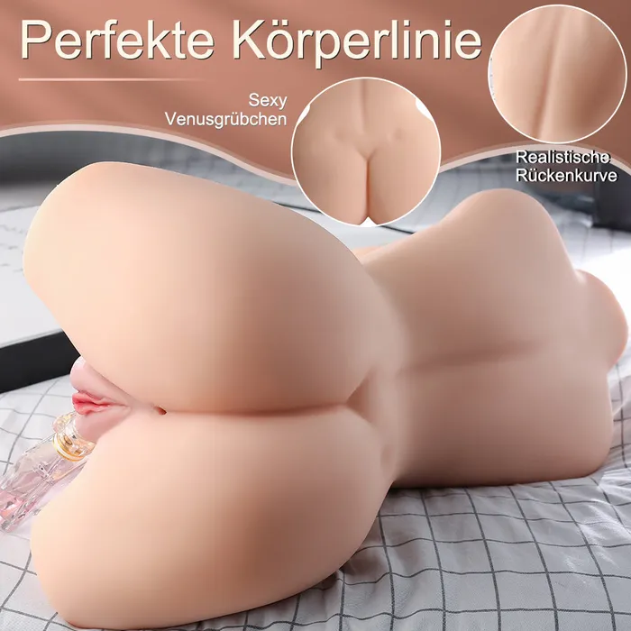 Male Sex Toys nastnova NinaFor EU Customers 1874lb Small Boobs Sex Doll Torso