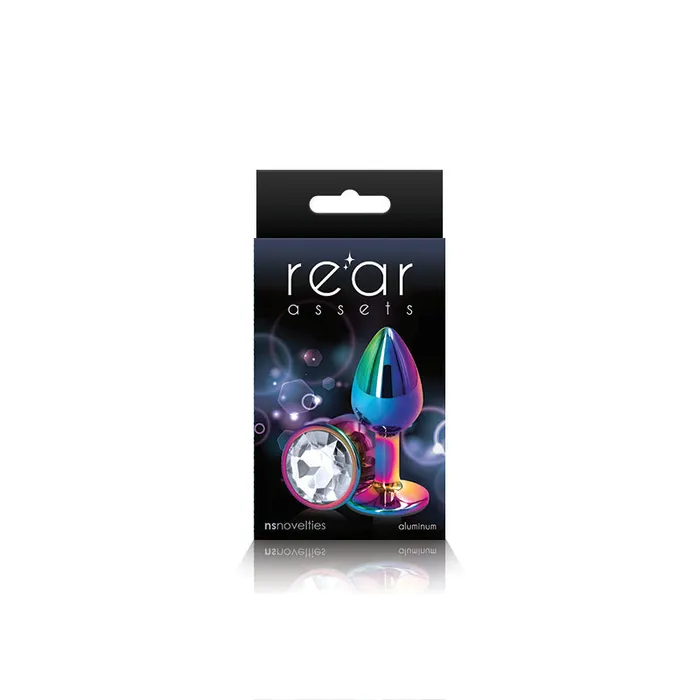 NS Novelties Anal Rear Assets Multicolour Anal Butt Small Clear