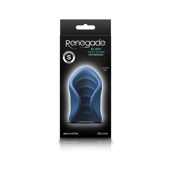 Renegade El Ray Pocket Stroker Blue CalExotics Male Sex Toys Renegade El Ray Pocket Stroker Blue CalExotics Male Sex Toys
