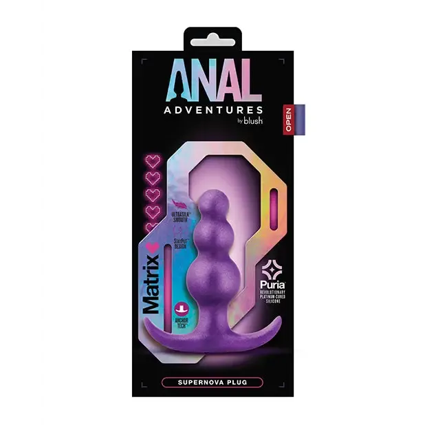 Anal Adventures Matrix By Blush The Supernova Beaded Plug Blush Anal