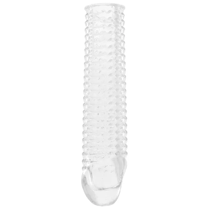 Anal Electric Eel Blue Line 65 Inch Clear Textured Extension Sleeve