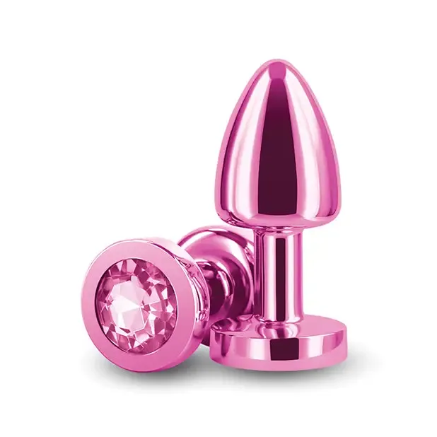 Anal NS Novelties Rear Assets Petite Metal Anal Plug Pink Anal NS Novelties Rear Assets Petite Metal Anal Plug Pink