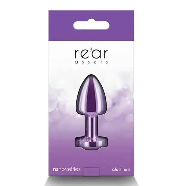 Anal NS Novelties Rear Assets Petite Metal Anal Plug Pink Anal NS Novelties Rear Assets Petite Metal Anal Plug Pink