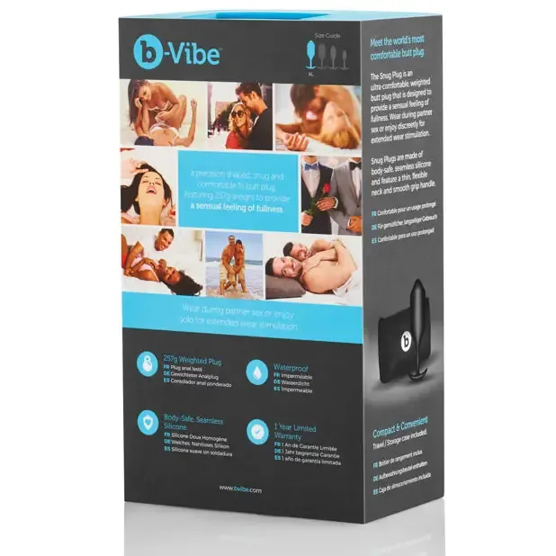bVibe bVibe Weighted Snug Plug 4 257 Ggrams Anal