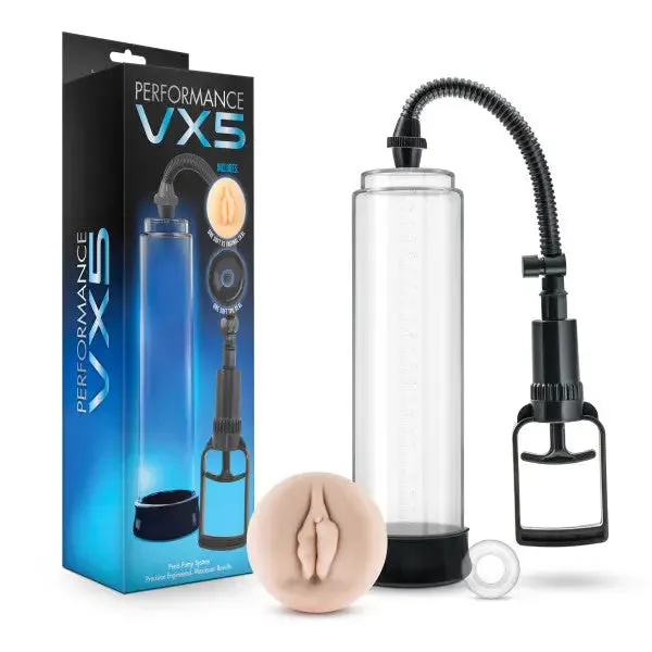 Blush Dildos Blush Performance Vx5 Clear Pump Blush Dildos Blush Performance Vx5 Clear Pump