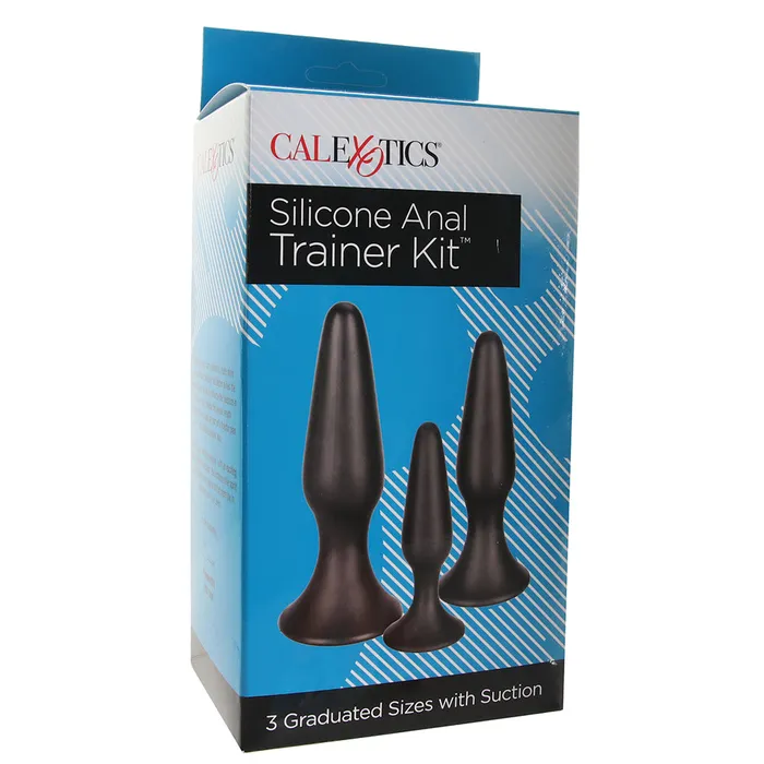 CalExotics Anal Silicone Anal Trainer Kit in Black CalExotics Anal Silicone Anal Trainer Kit in Black