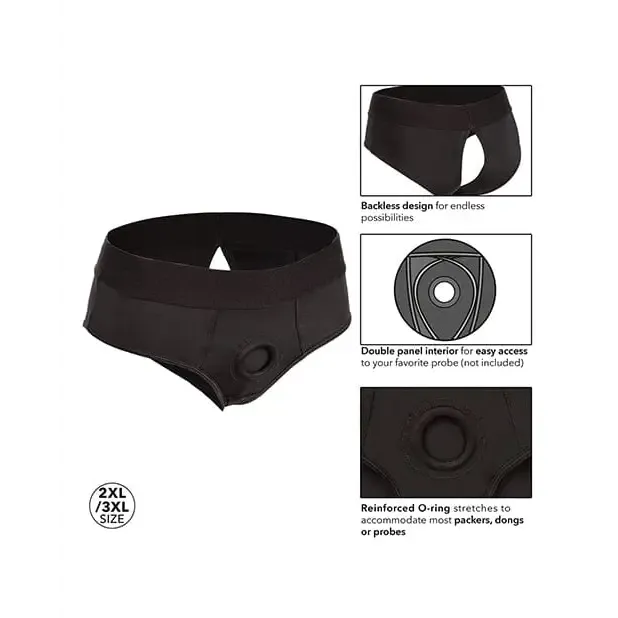 CalExotics Boundless Backless Brief Female Sex Toys CalExotics Boundless Backless Brief Female Sex Toys