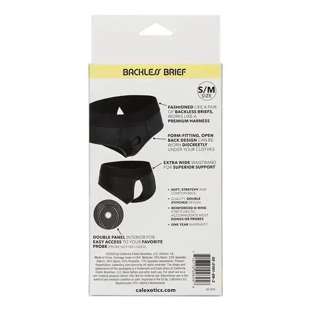 CalExotics Boundless Backless Brief Female Sex Toys CalExotics Boundless Backless Brief Female Sex Toys