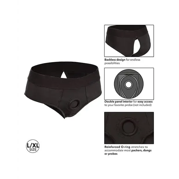 CalExotics Boundless Backless Brief Female Sex Toys CalExotics Boundless Backless Brief Female Sex Toys