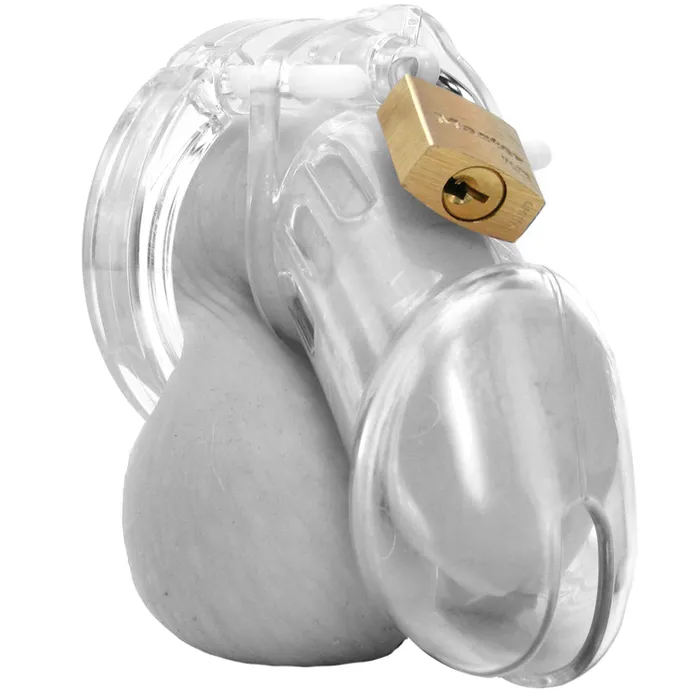 CB6000 Clear Male Chastity Device in 325 Inch CBX Anal