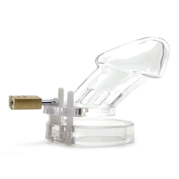CB6000 Clear Male Chastity Device in 325 Inch CBX Anal