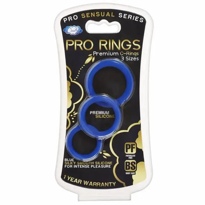 Cloud 9 Novelties Cloud 9 Pro Sensual Silicone Cock Ring 3 Pack Male Sex Toys Cloud 9 Novelties Cloud 9 Pro Sensual Silicone Cock Ring 3 Pack Male Sex Toys
