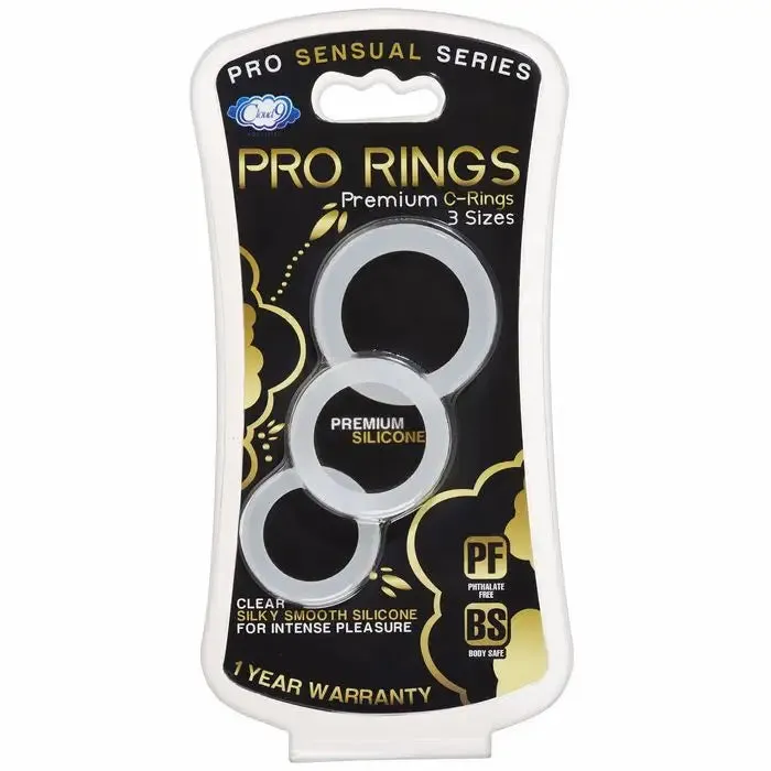 Cloud 9 Novelties Cloud 9 Pro Sensual Silicone Cock Ring 3 Pack Male Sex Toys Cloud 9 Novelties Cloud 9 Pro Sensual Silicone Cock Ring 3 Pack Male Sex Toys