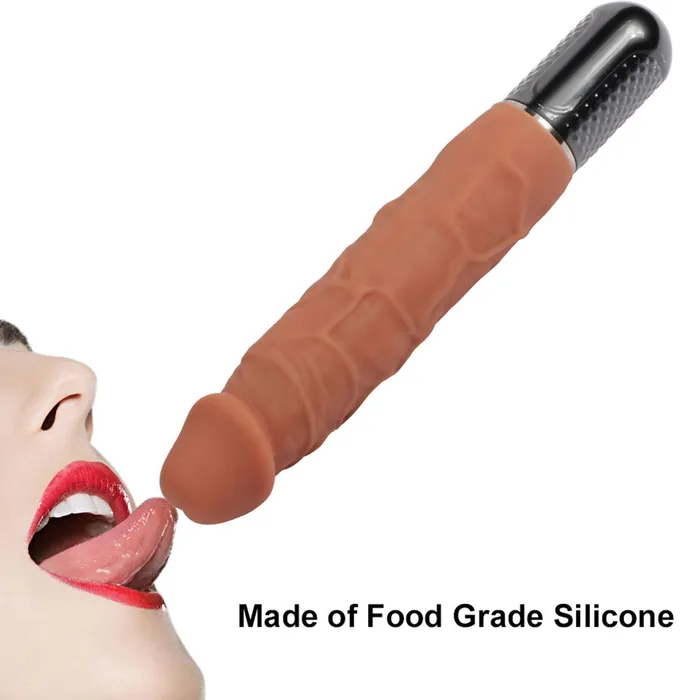 D6 Silicone 10 Function Classic Realistic Dildo Vibrator 79 Inch Modi Female Sex Toys