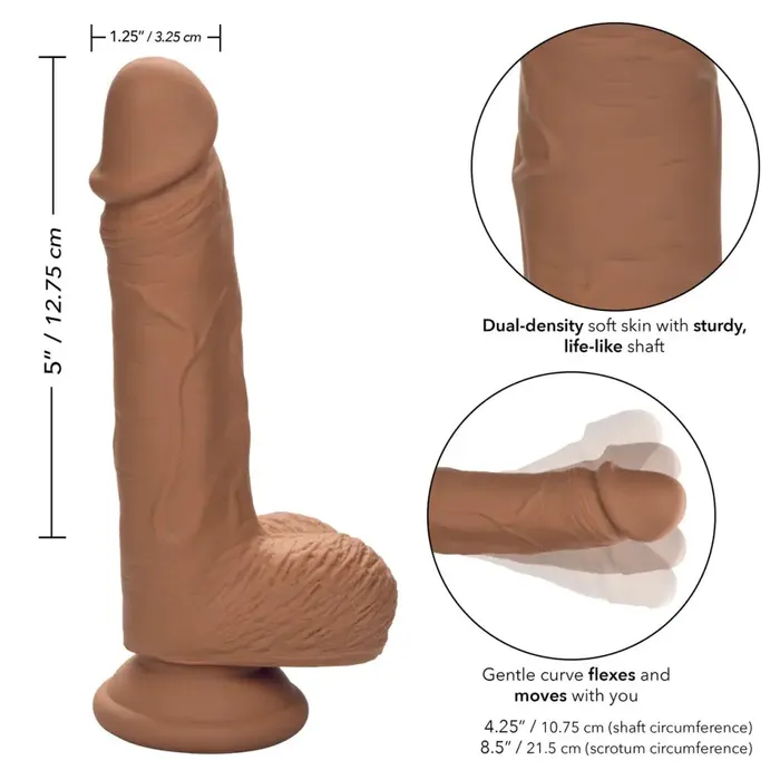 Female Sex Toys CalExotics Dual Density Silicone Stud 5in Female Sex Toys CalExotics Dual Density Silicone Stud 5in