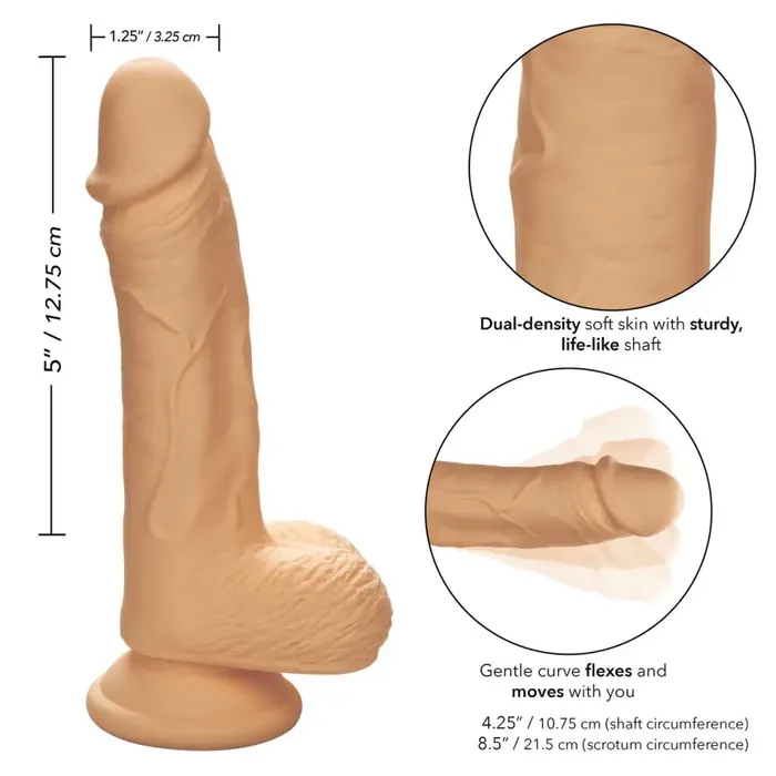 Female Sex Toys CalExotics Dual Density Silicone Stud 5in Female Sex Toys CalExotics Dual Density Silicone Stud 5in