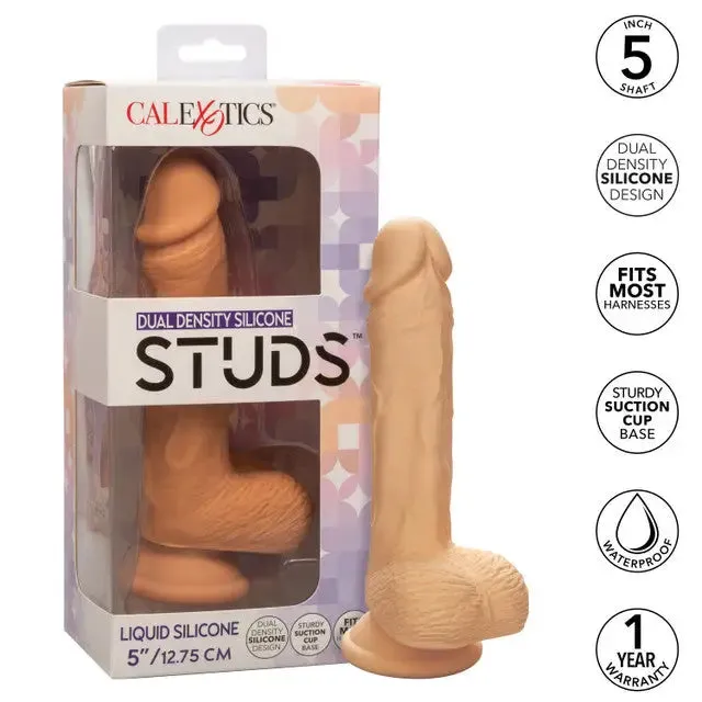 Female Sex Toys CalExotics Dual Density Silicone Stud 5in Female Sex Toys CalExotics Dual Density Silicone Stud 5in