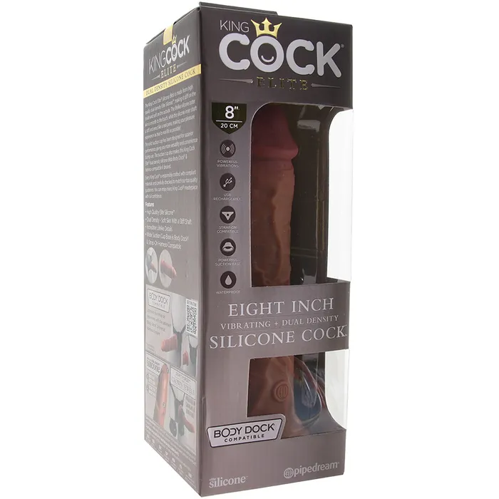 Female Sex Toys King Cock Elite Dual Density 8 Inch Silicone Vibe in Tan Pipedream Female Sex Toys King Cock Elite Dual Density 8 Inch Silicone Vibe in Tan Pipedream
