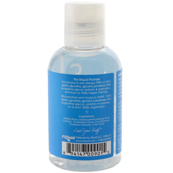 Female Sex Toys Sliquid H2O Glycerine Free Natural Lube in 42oz125ml