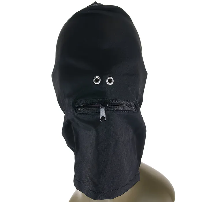 Fetish Fashion Zippered Mouth Hood ns novelties Female Sex Toys