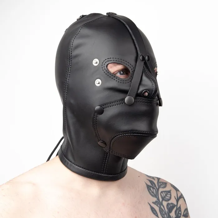 Fetters Leather Muzzle Hood Fetters Restraints
