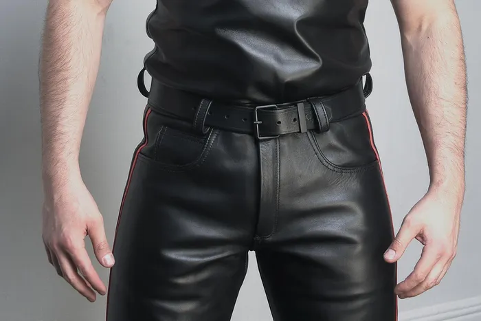 Lineback Leather Jeans Slim Fit Rufstok Anal Lineback Leather Jeans Slim Fit Rufstok Anal
