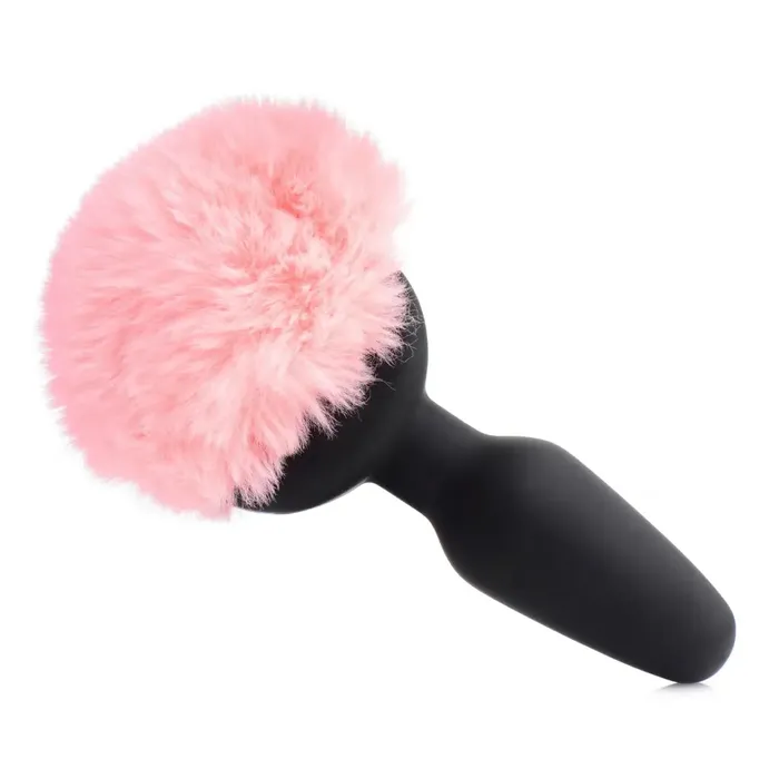 Male Sex Toys Tailz Remote Control Vibrating Pink Bunny Tail Anal Plug