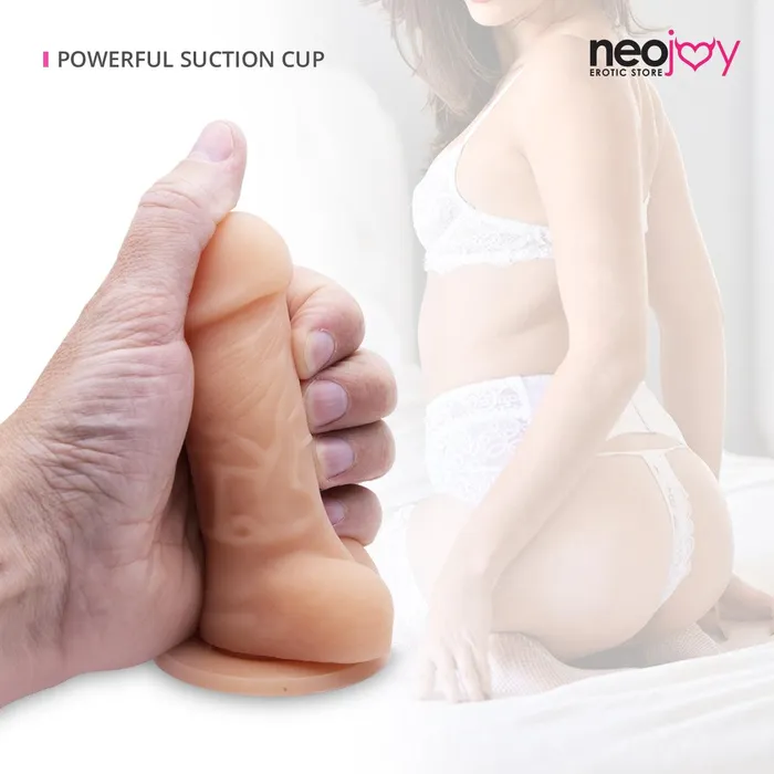 Neojoy Neojoy 4 Curvy Lover with Suction cup Silicone Up to 5 Flesh Female Sex Toys
