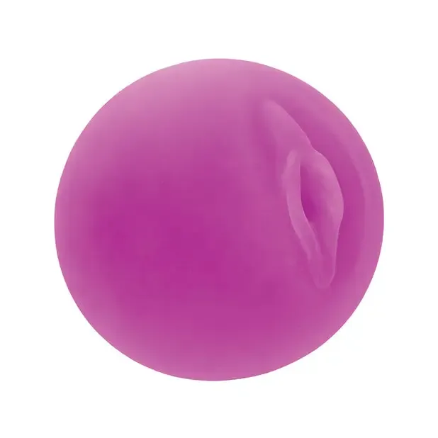 Pop Sock Pussy Ball Masturbator Purple California Exotic Novelties Male Sex Toys