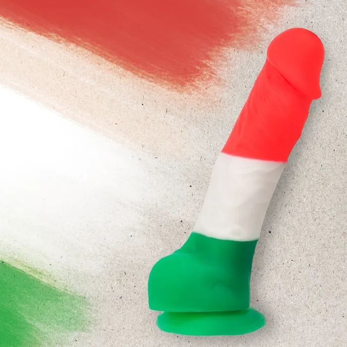 Pure Love TriColour Realistic Dildo With Suction Base 7 In PL Female Sex Toys
