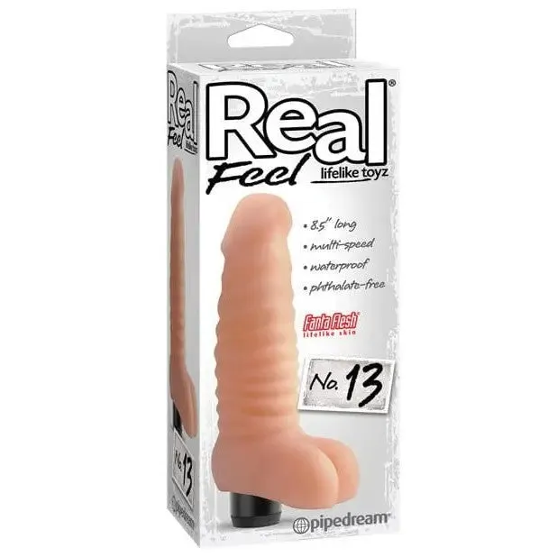 Real Feel Vibrators Real Feel No 13 Long 85 Waterproof Vibrator Real Feel Vibrators Real Feel No 13 Long 85 Waterproof Vibrator