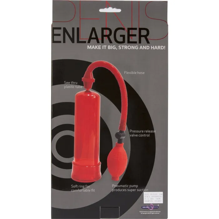 Seven Creations Penis Enlarger Pump Black Box Seven Creations Male Sex Toys