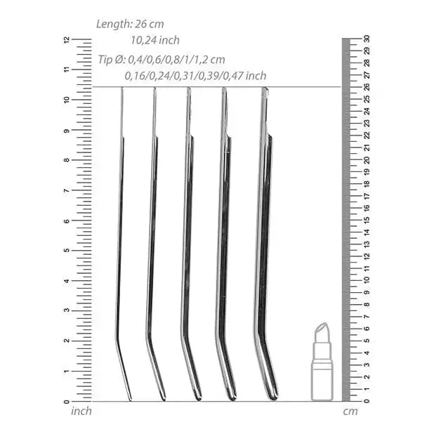 Shots America Male Sex Toys Shots Ouch Urethral Sounding Metal Dilator Set Shots America Male Sex Toys Shots Ouch Urethral Sounding Metal Dilator Set