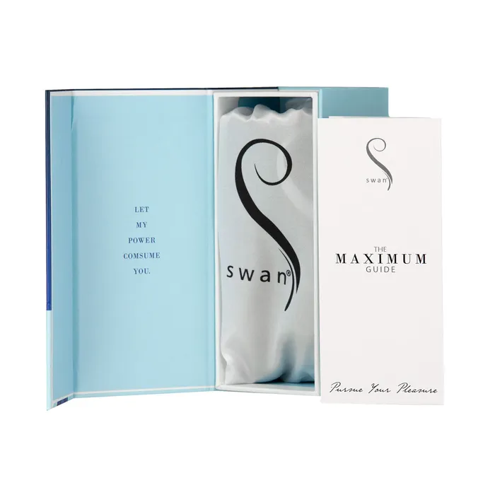 Swan Female Sex Toys Swan Maximum Bullet Vibrator Silicone Comfy Cuff Blue