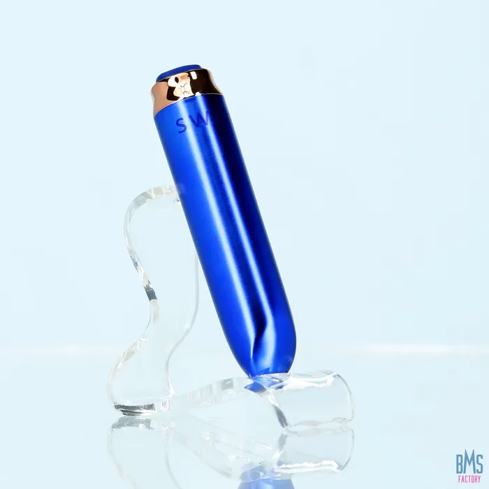 Swan Female Sex Toys Swan Maximum Bullet Vibrator Silicone Comfy Cuff Blue