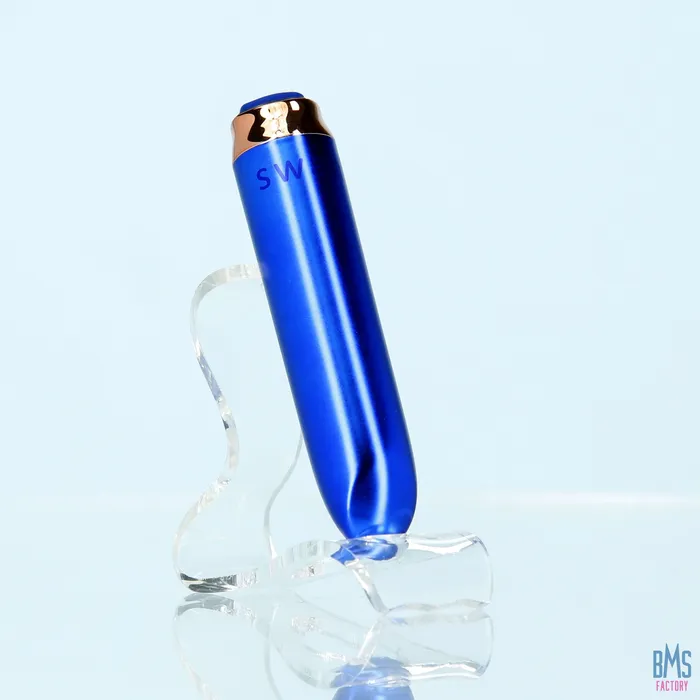 Swan Female Sex Toys Swan Maximum Bullet Vibrator Silicone Comfy Cuff Blue