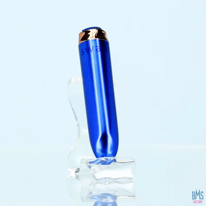 Swan Female Sex Toys Swan Maximum Bullet Vibrator Silicone Comfy Cuff Blue