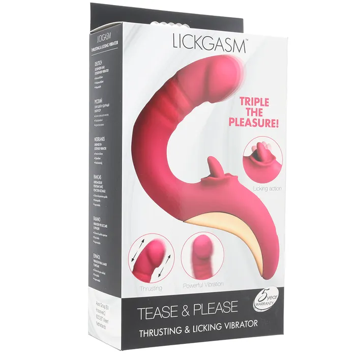 Vibrators XR Brands Lickgasm Tease Please Vibe