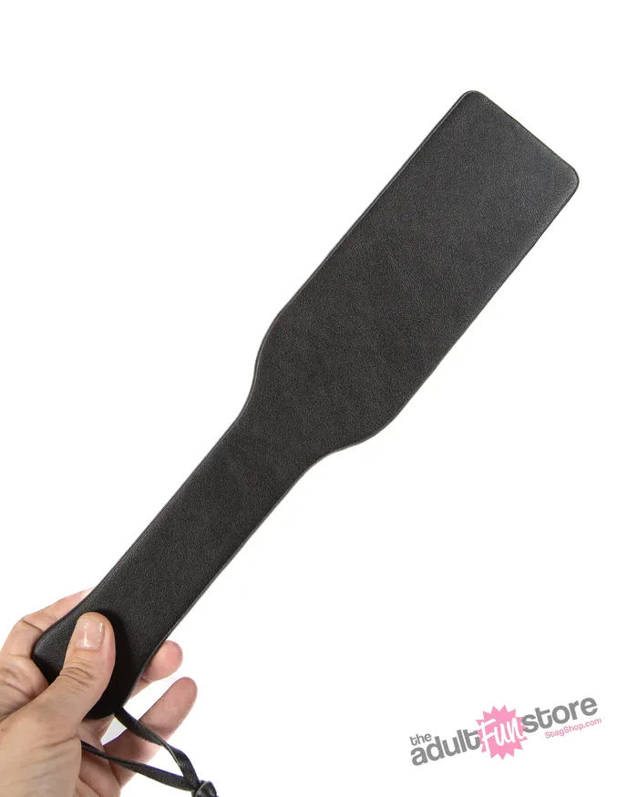 Anal NS Novelties NS Novelties Bondage Couture Faux Leather Paddle Black