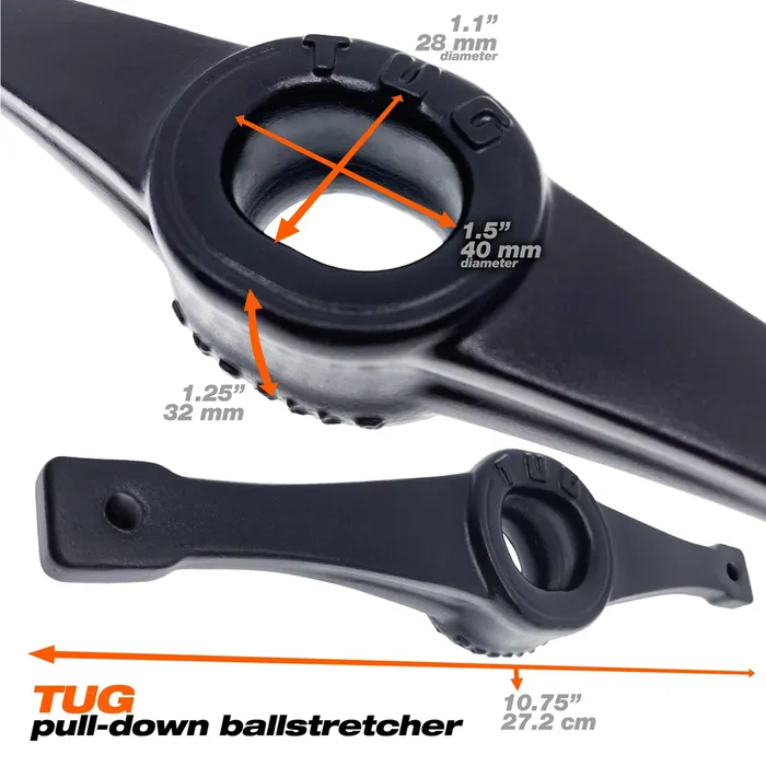 Anal Oxballs Tug Ballstretcher Black OXBALLS